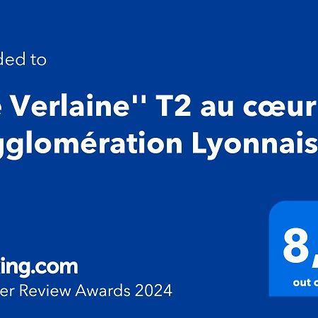 "Le Verlaine" T2 Au Coeur De L'Agglomeration Lyonnaise Villeurbanne Exterior foto